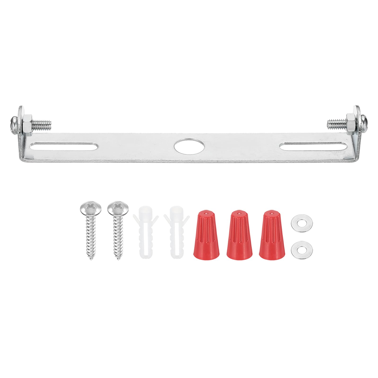 Patikil 120Mm (4.7'') Universal Light Fixture Mounting Bracket Kit, 3 Set Light Crossbar Ceiling Light Plate With Screw For Wall