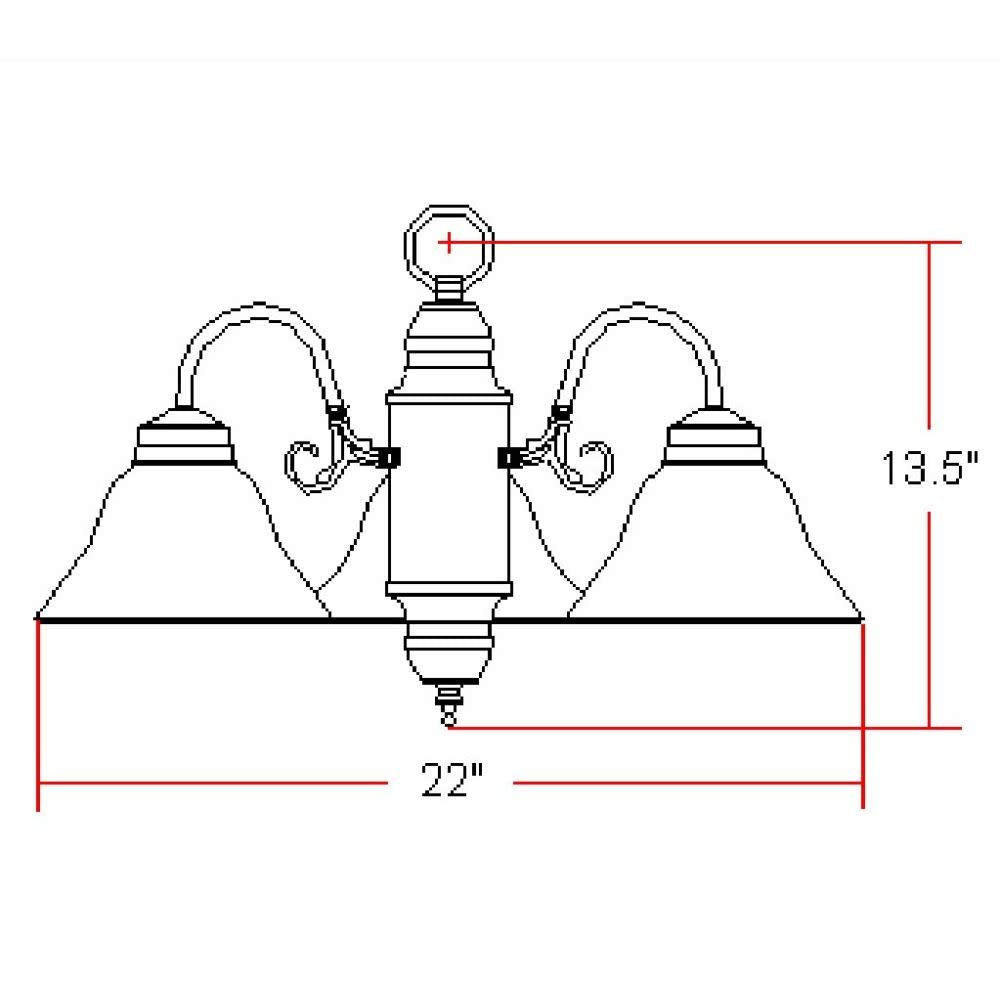 Design House 514463 Chandelier, 3-Light, Alabaster Glass Shades, Oil Rubbed Bronze, Traditional Style for Entryway, Dining Room
