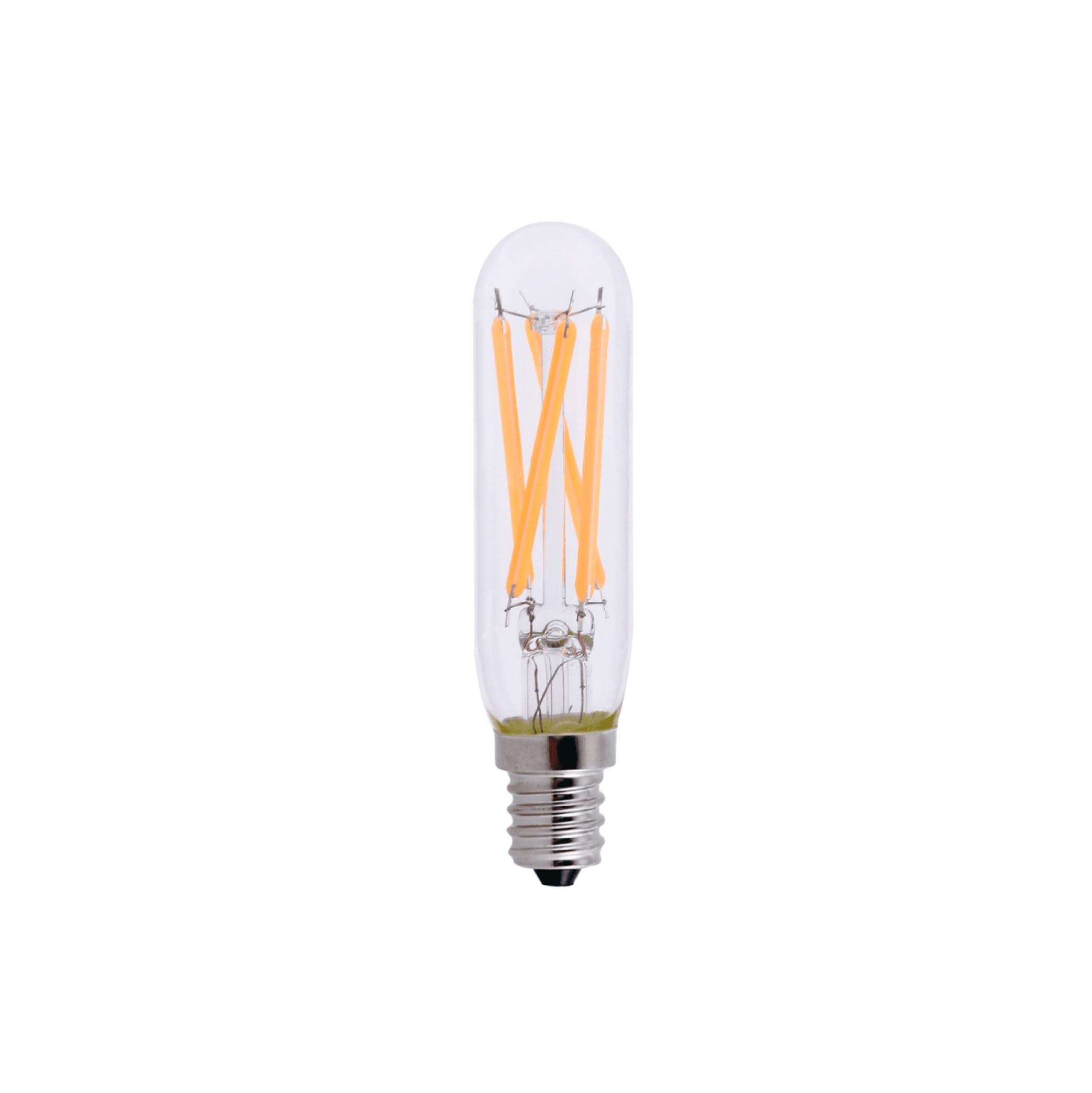 Goodlite G-19868 T6 Tubular Led 4.5W Filament, E12 Base, 60W Equivalent 500 Lumens, Warm White 2700K, Dimmable, Ul Listed