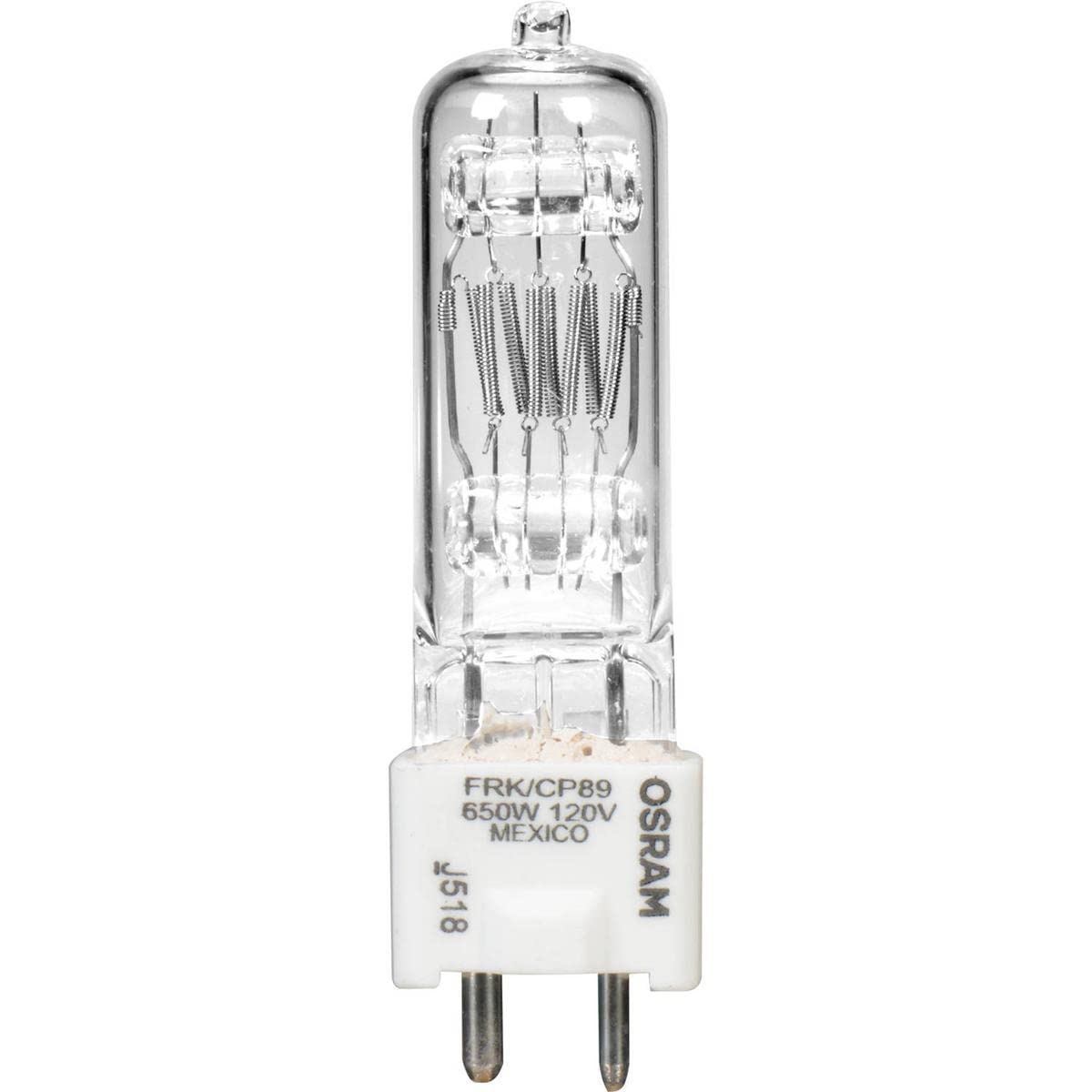 Arri Frk 650 Watt, 120 Volt Quartz Halogen Lamp, 3200 Deg.K., Approximate Life: 150 Hours