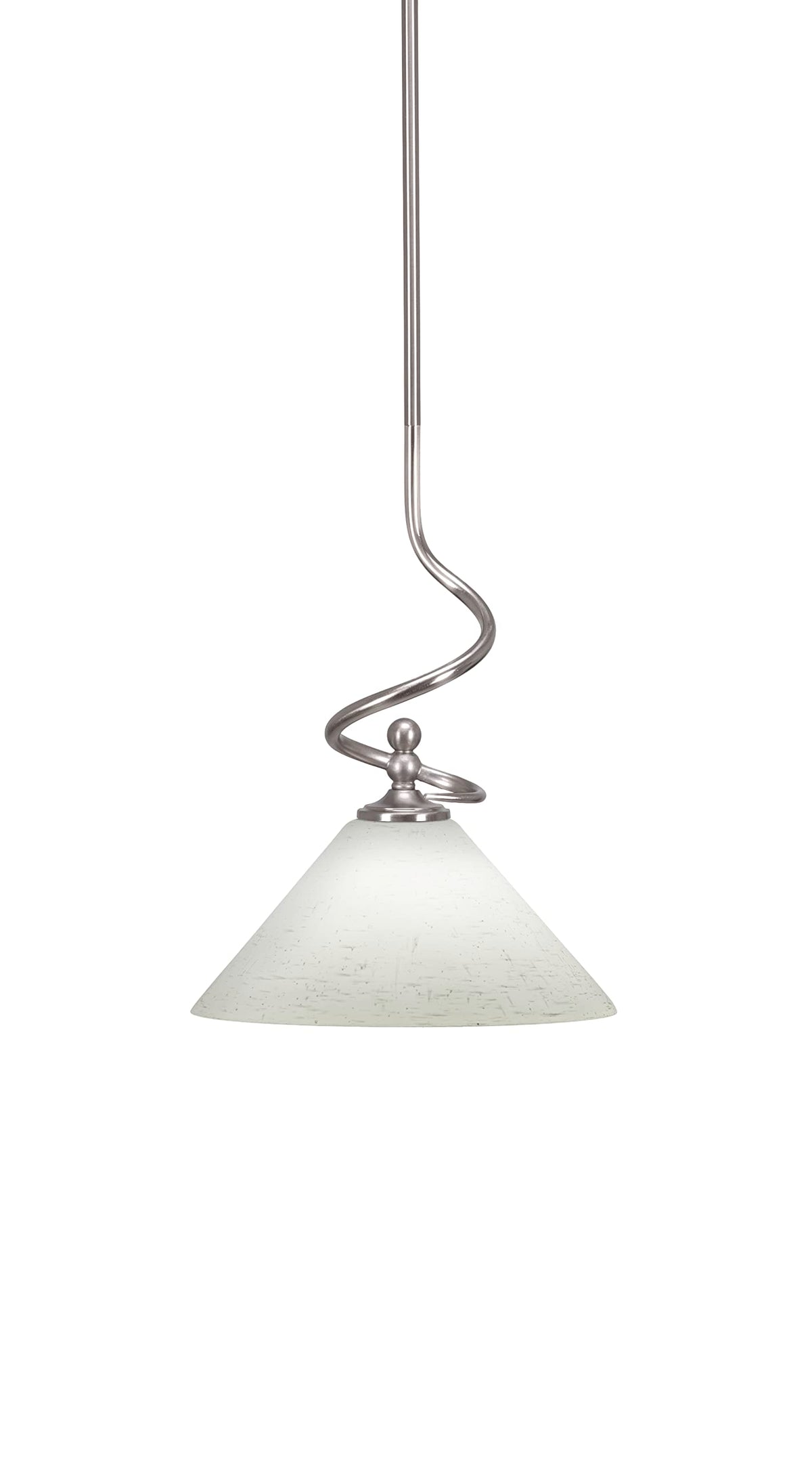 Capri 1 Light Mini Pendant in Brushed Nickel (901-BN-314)