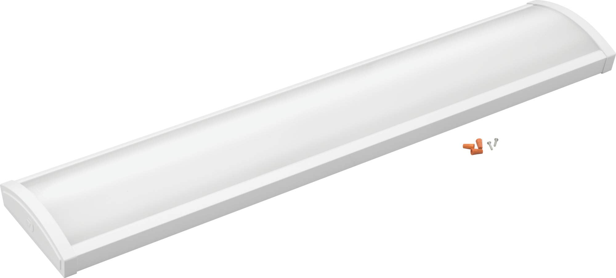 Juno LED Wraparound Light 4-Foot 5000LM 4000K White Aluminum FML4W 48 10-Inch Wide Housing