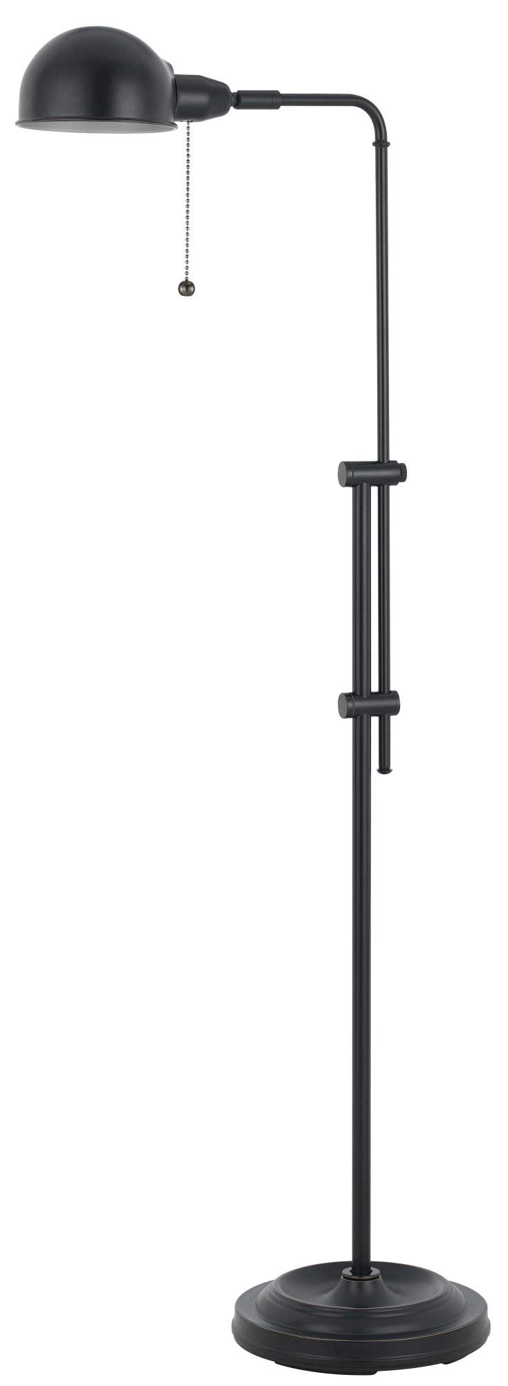 Cal 60W Croby Pharmacy Floor Lamp, Metal, Oil-Rubbed Bronze, 21X10X58, Model Bo-2441Fl-Orb