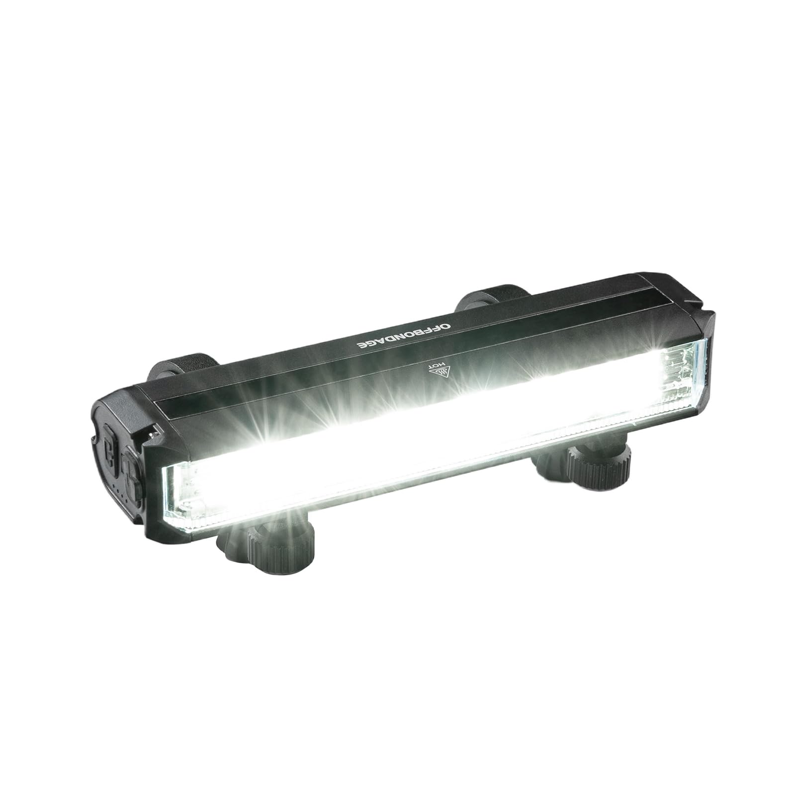 OFFBONDAGE Bike Light Bar for Ebike  1400 Lumens Super Bright Front Light with 4000mAh Rechargeable Battery  IPX5 Waterproof  5 Modes Bicycle Headlight for Mountain Bike  Night Riding  Cycling