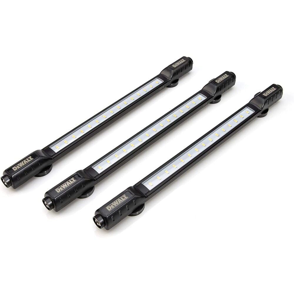 Dewalt Motion Activated Led Magnetic Shelving Light Kit For Work And Mechanics Shops (3 Lights, 500-Lumen Each)