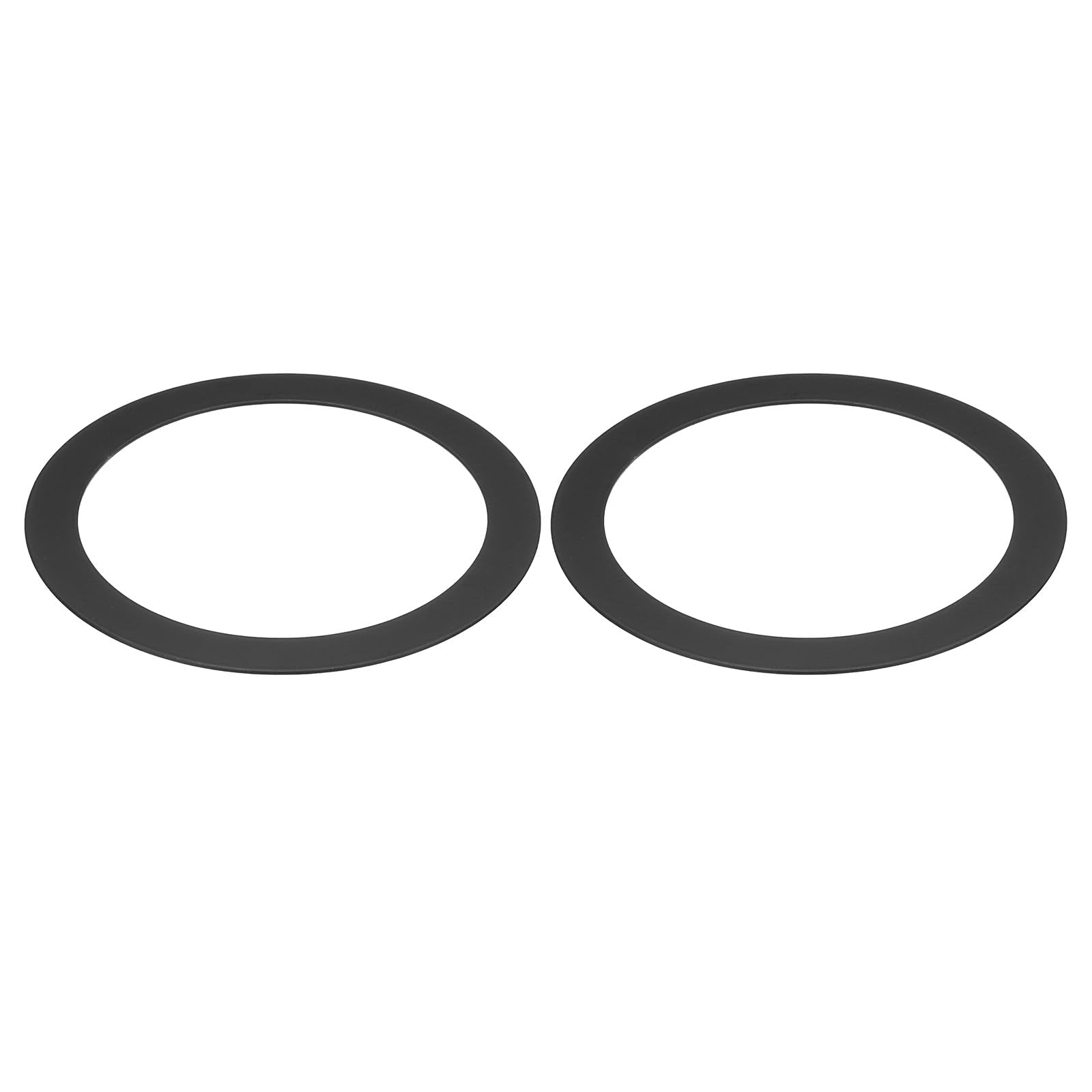 PATIKIL Metal Goof Trim Ring, 2 Pcs 3.78'' OD 2.99'' ID Circular Ceiling Light Trims Ring Recessed Light Cover Ring for Recessed