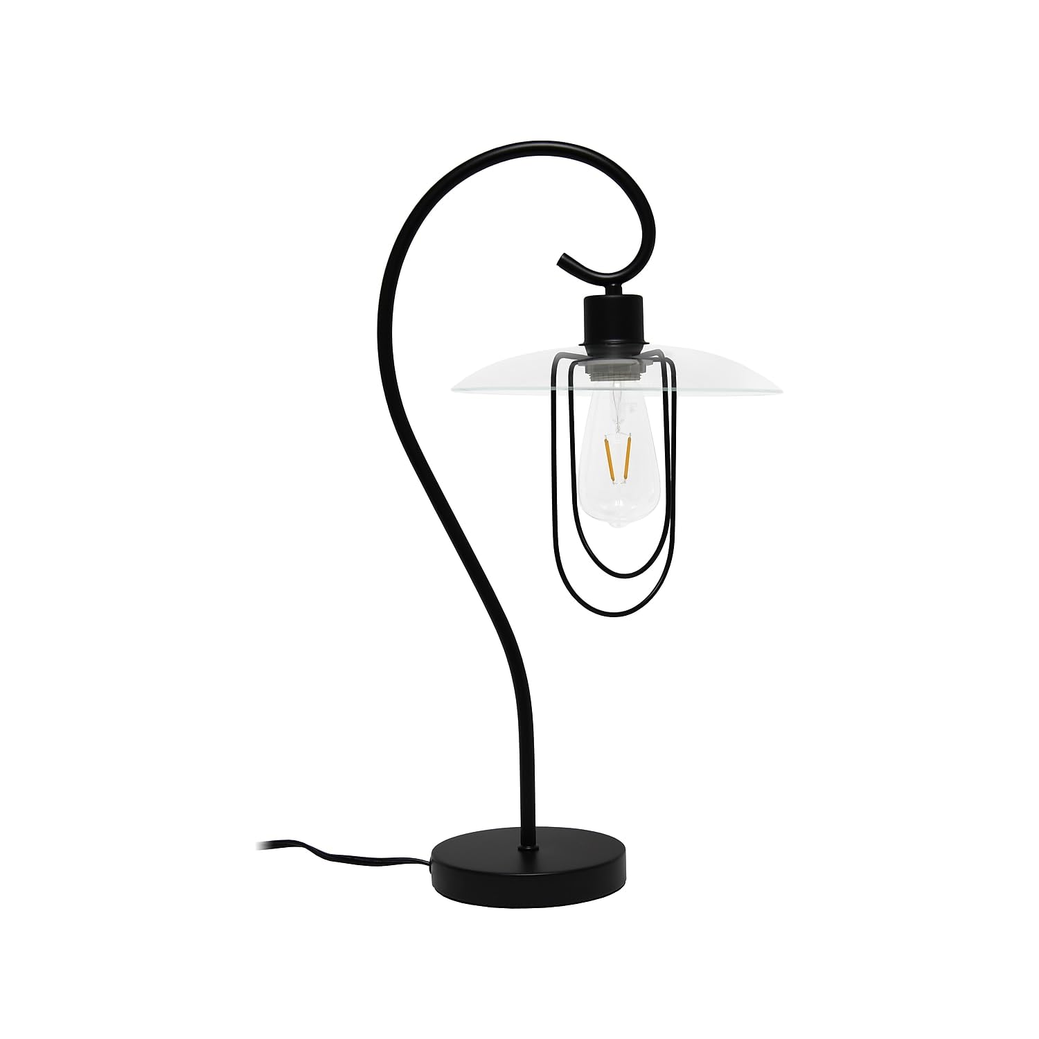 Lalia Home Studio Loft Incandescent Table Lamp, Matte Black (Lht-4000-Bk)