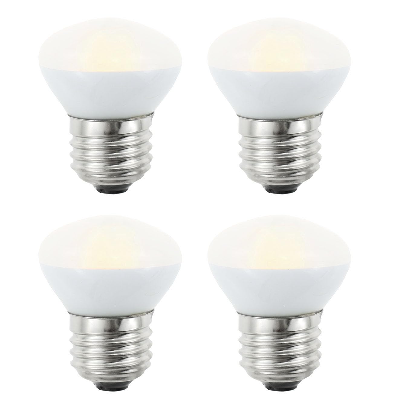 Greeogin R14 Led Bulb 4W(40W Equivalent) Mini Reflector Flood Light Bulbs 5000K Daylight, Curio Cabinet Light Bulb, Non-Dimmable