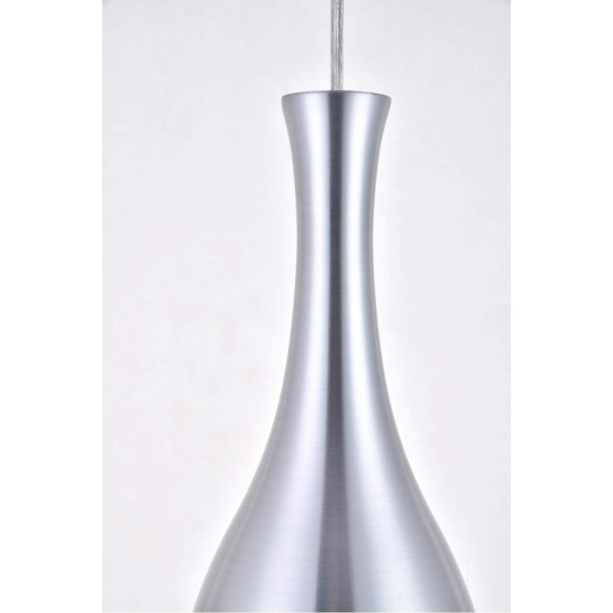 Living District Aiken 1-Light Modern Aluminum Pendant In Burnished Nickel