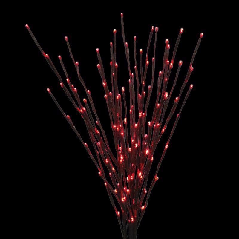 Celebrations LED Light Burst Twinkle Red, One Size, Plastic, Model LEDLBST100RDTWA