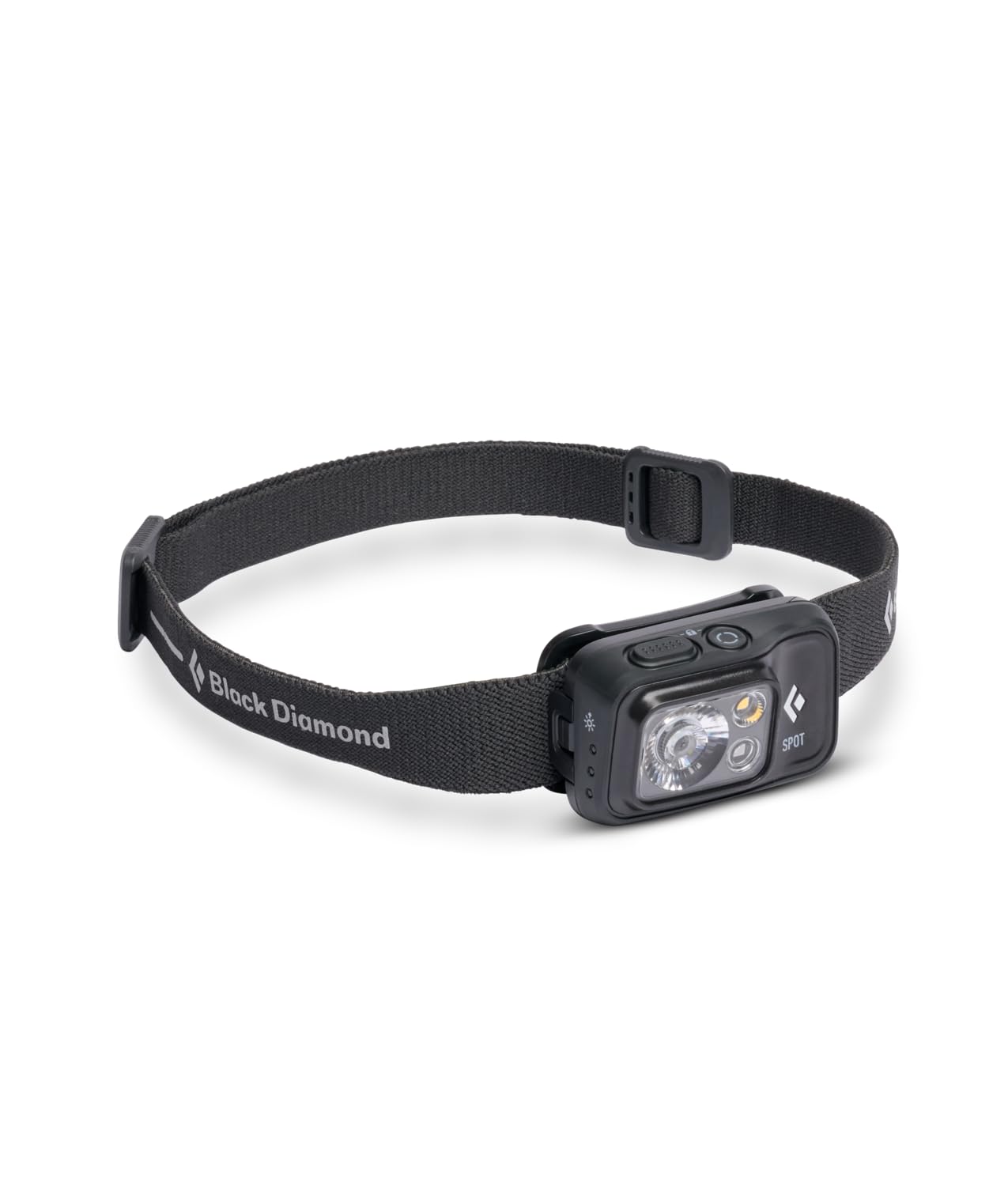 BLACK DIAMOND Spot 400 LED Headlamp, Waterproof and Dimmable Battery Powered Headlamp for Camping, Hiking, Running, Work with Red Light Headlamp Mode, Black