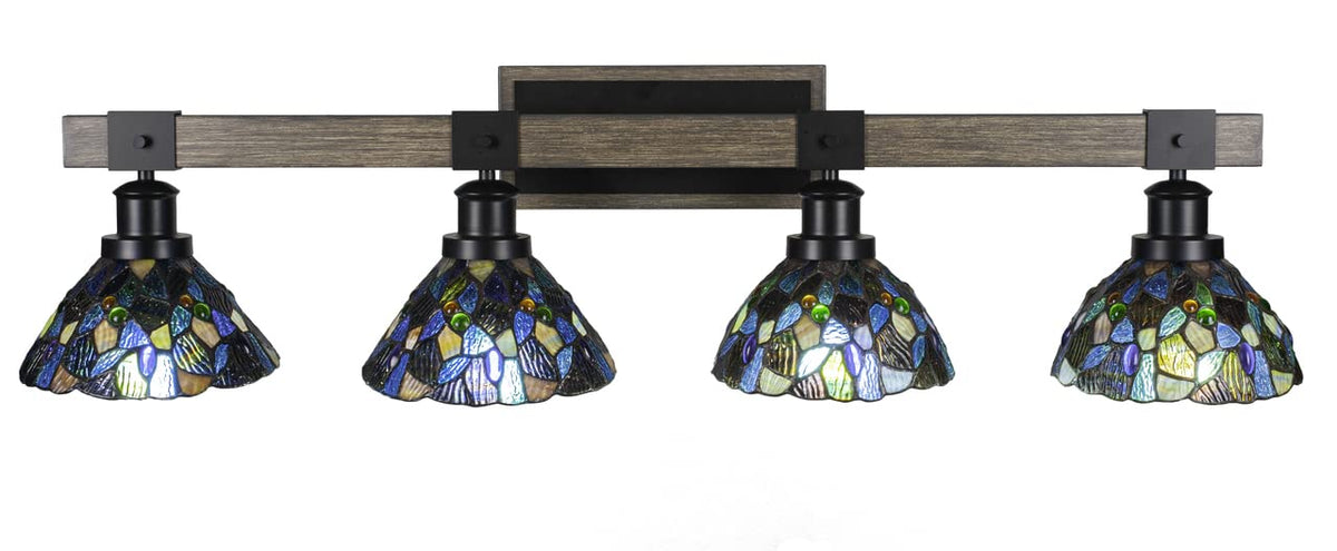 Tacoma - 4 Light Bath Bar-9.25 Inches Tall And Inches Wide
