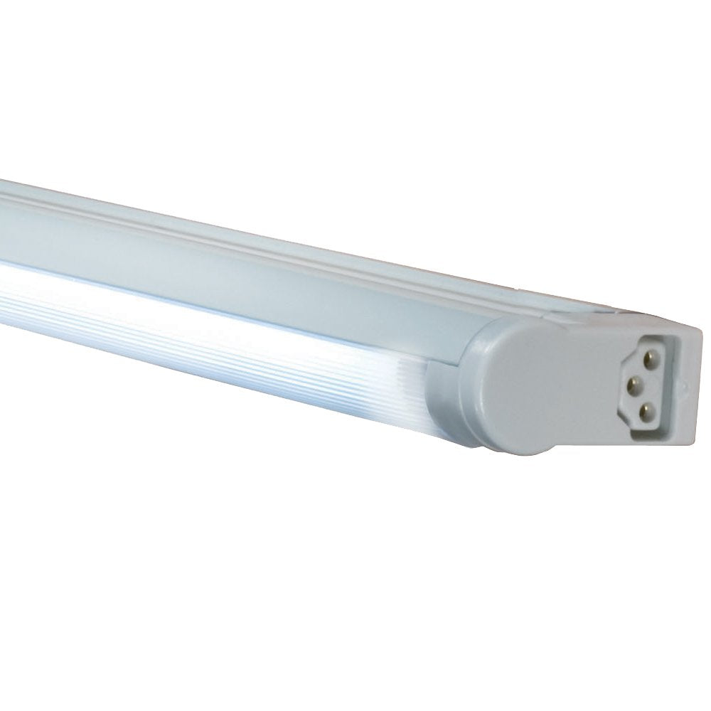 Jesco Lighting SG5A-6/64-SV Adjustable T5 Light Fixture, 6W, 9.5in Length, Steel, 6400K Color, Silver Finish