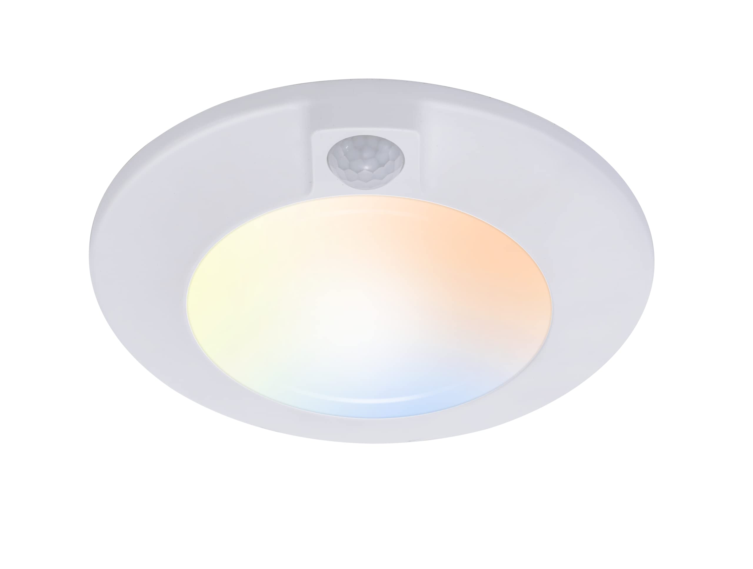 CLOUDY BAY 5 Color Motion Sensor Ceiling Light, 120V CRI90 10W,6.5 inch 2700K/3000K/3500K/4000K/5000K Selectable LED Flush Mount
