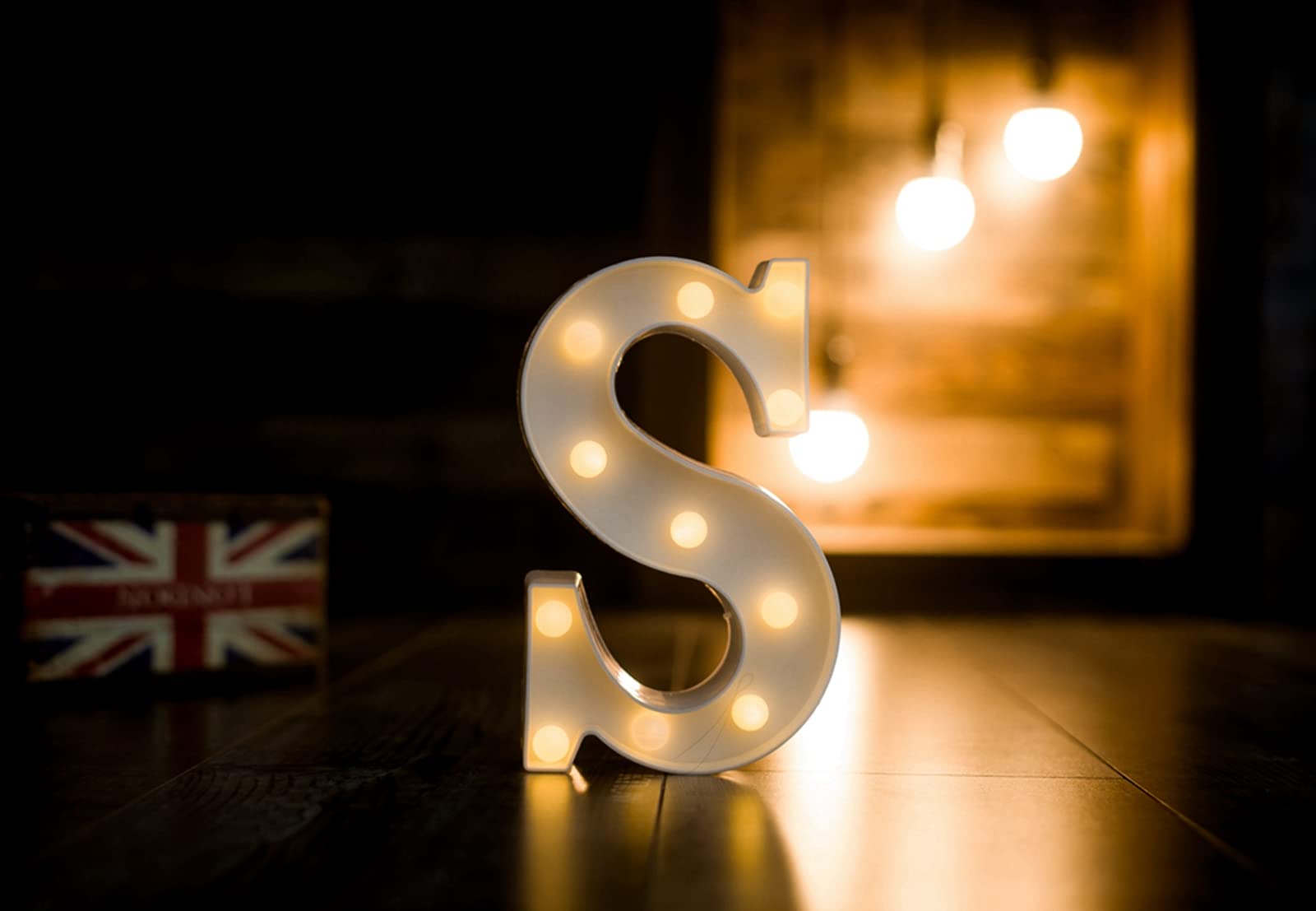 Foaky Led Letter Lights Sign Marquee Light Up Letters Sign For Night Light Wedding/Birthday Party Battery Powered Christmas Lamp