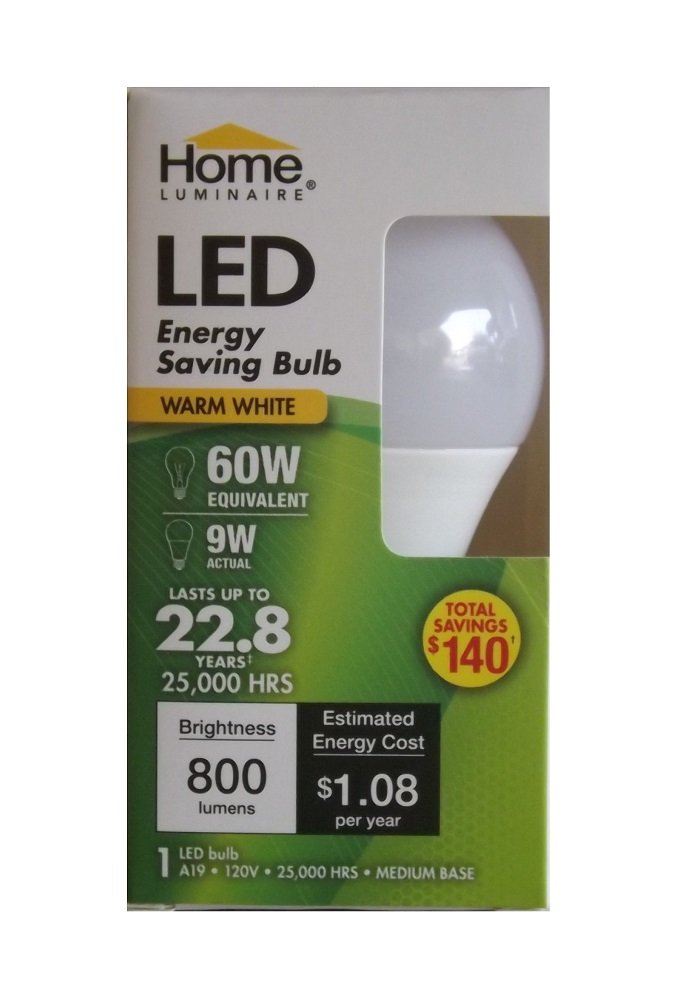 Home Luminaire Led Energy Saving Bulb - Warm White, Eco-Friendly Lighting Solution