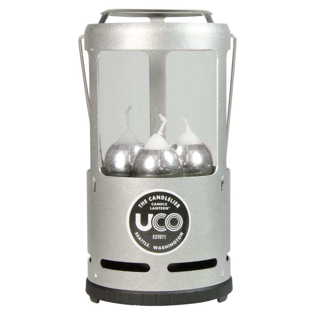UCO Candlelier Candle Lantern, Silver, One Size, Model C-A-STD