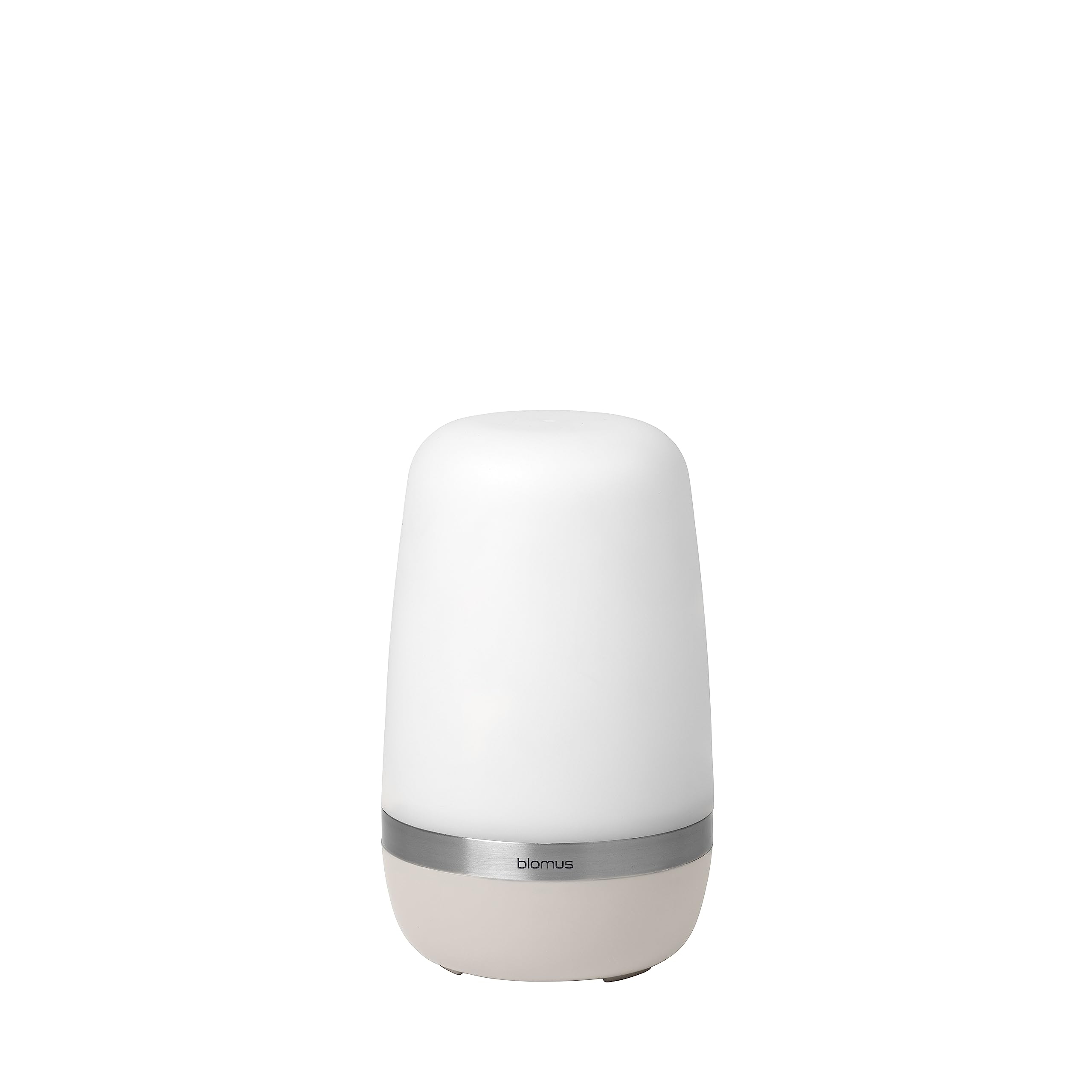Blomus Spirit Outdoor LED Lamp - Rechargeable, Small, Moonbeam, White, Model 66062, Plastic
