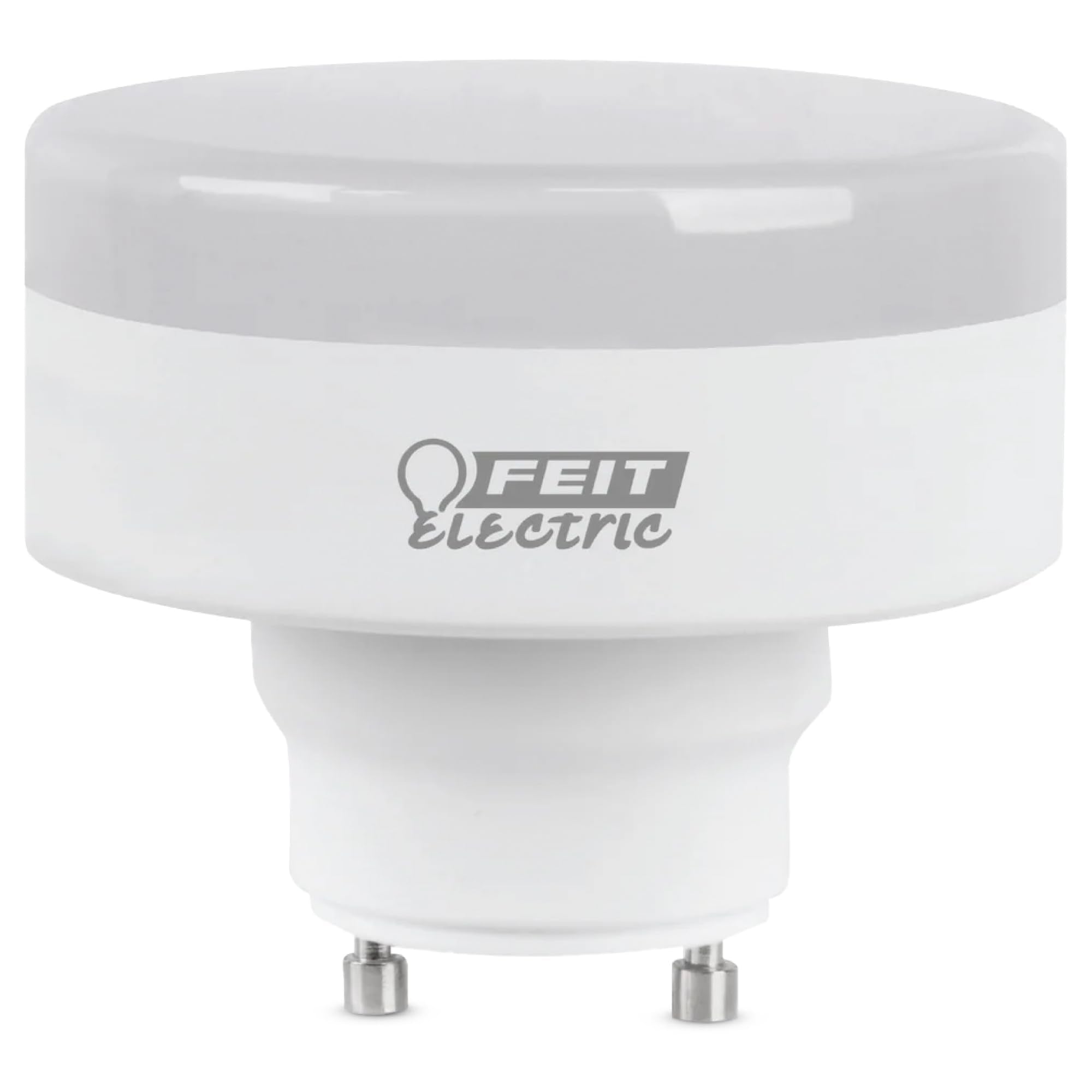 Feit Electric LED Light Bulb, 60W EQ, Warm White 3000K, Plastic, Model PU60/830/GU24, Pack of 1