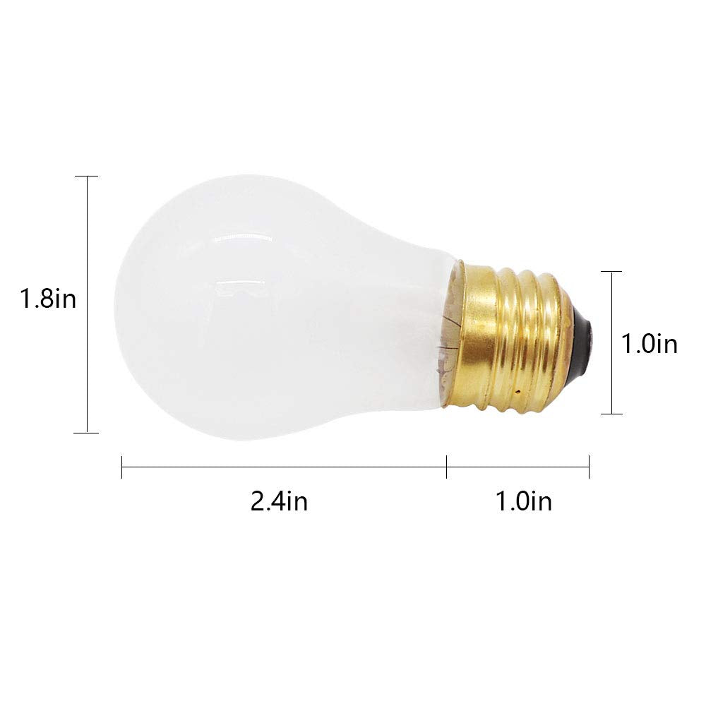 Ami Parts 8009 Bulb 40W 130V E26 Replacement Light Specially Designed To Withstand Extreme Temperatures Often Used To Light The