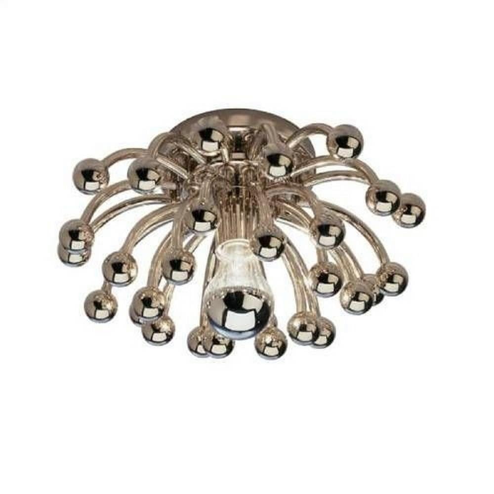 Robert Abbey S1305 Flush Mounts with Shades, Polished Nickel Finish