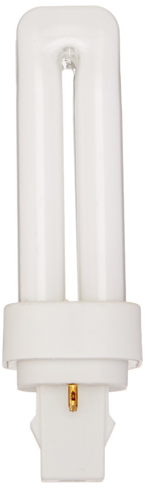 TCP Fluorescent Quad Tube PL Lamp 13W 810 Lumens GX23-2 Base Soft White 2700K Model 32013ISQ 1 Pack