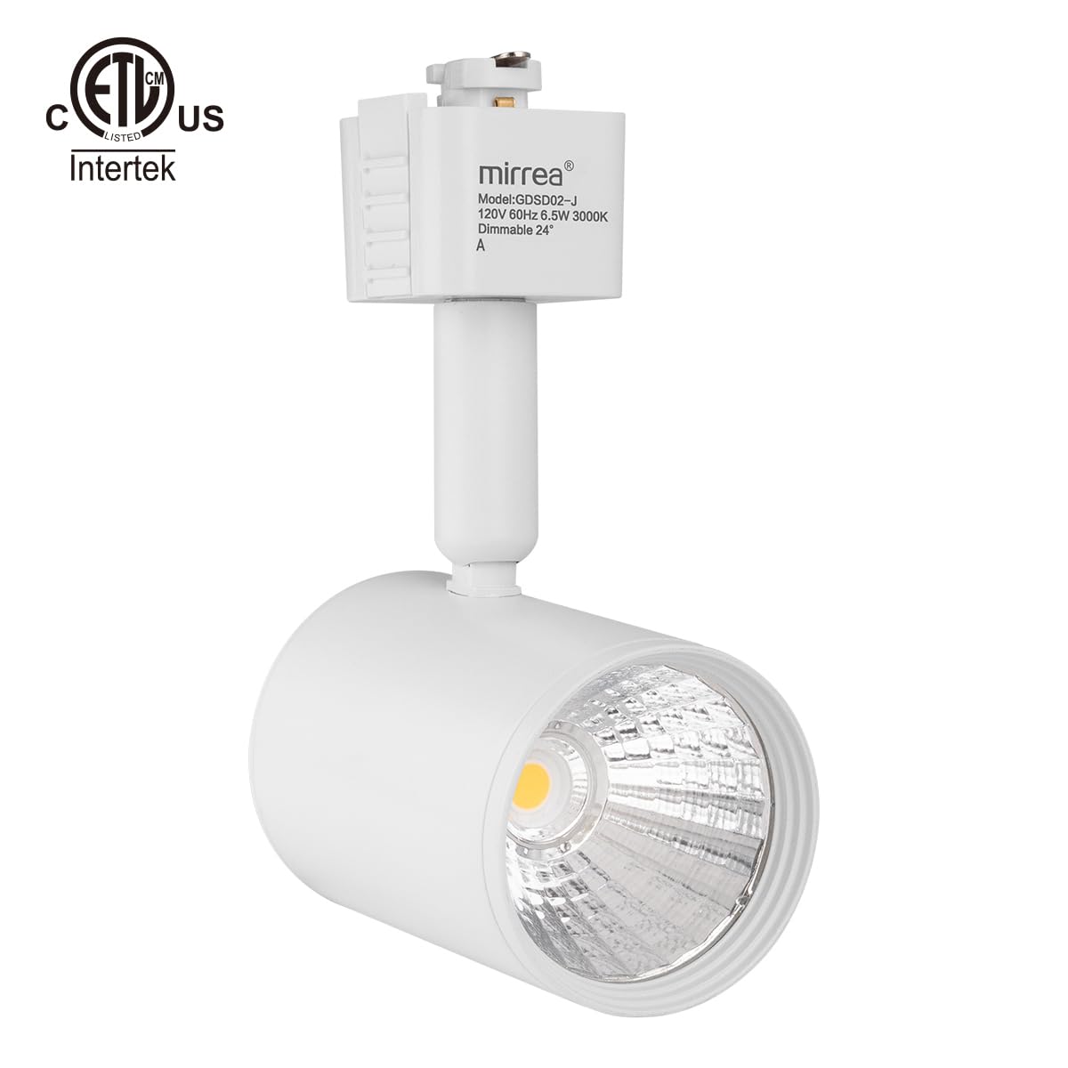 Mirrea Led Track Lighting Heads Compatible With Single Circuit J Type Track Lighting Rail Ceiling Spotlight For Accent Task Wall