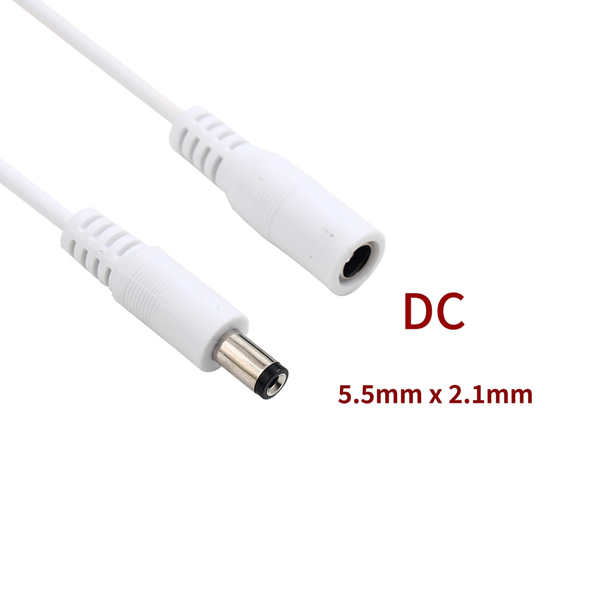 Clearhill 12V DC Dimmer Switch 2Pcs with Remote Control, 6-Speed Dimming, White, Model LRSL-101, for Single Color LED Lights