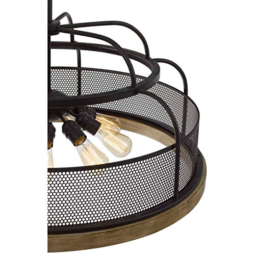 Cal Lighting Fx-3706-9 Transitional Nine Light Chandelier From Akaki Collection In Bronze / Dark Finish, 25.00 Inches