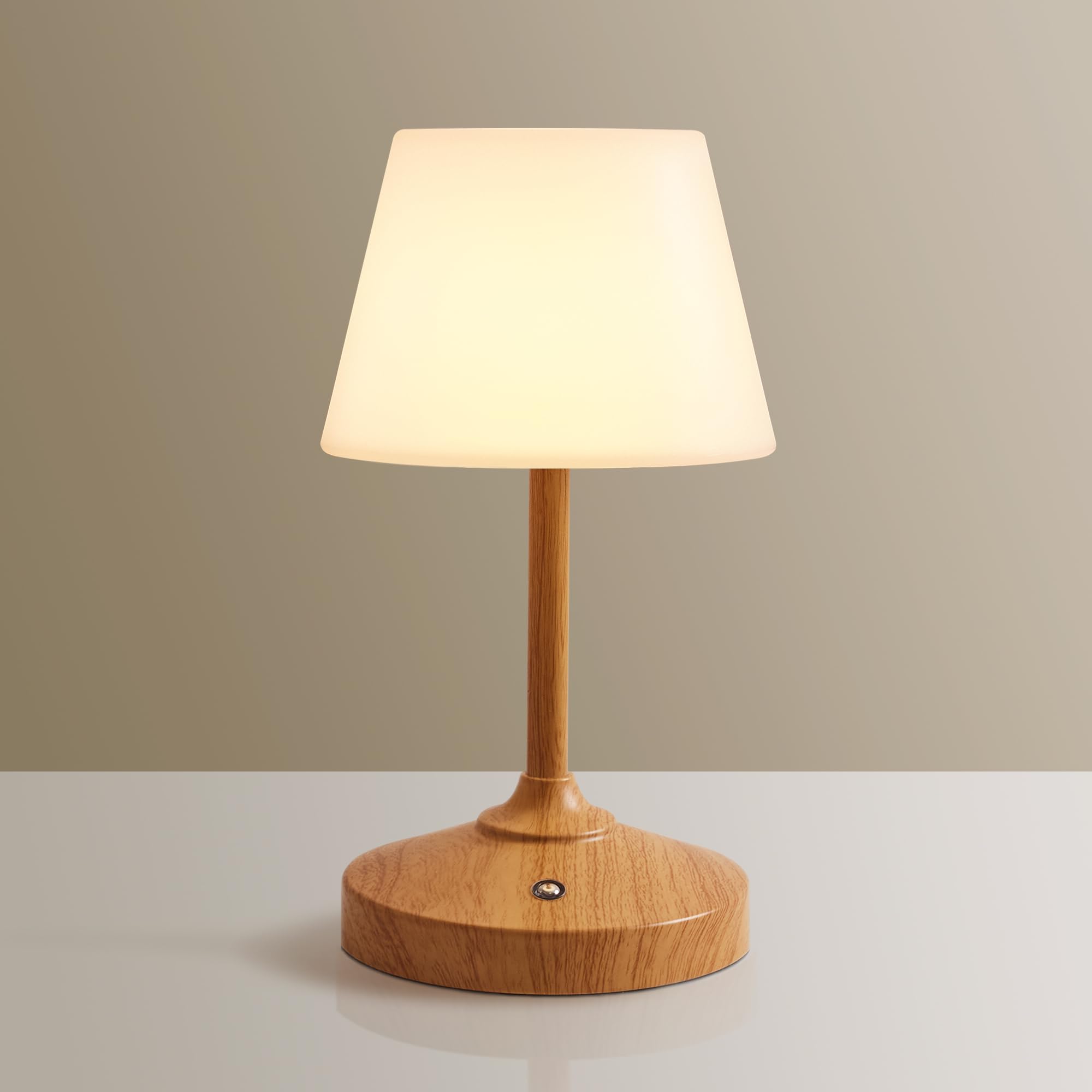 Dawnwake Table Lamp Cordless Lamp For Bedroom,Desk Bedside Shower Lamps Waterproof,Outdoor Rechargeable Battery Operated Touch L