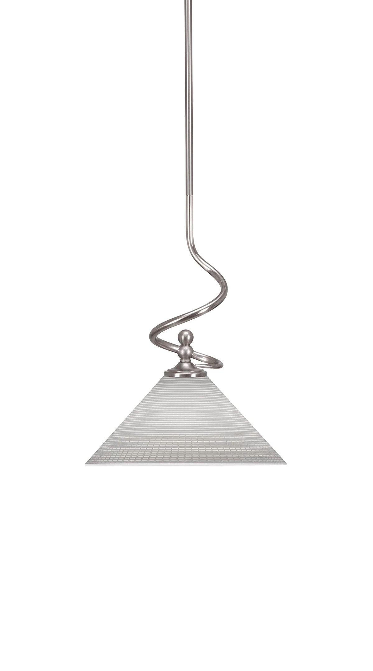 Capri 1 Light Mini Pendant in Brushed Nickel (901-BN-4001)