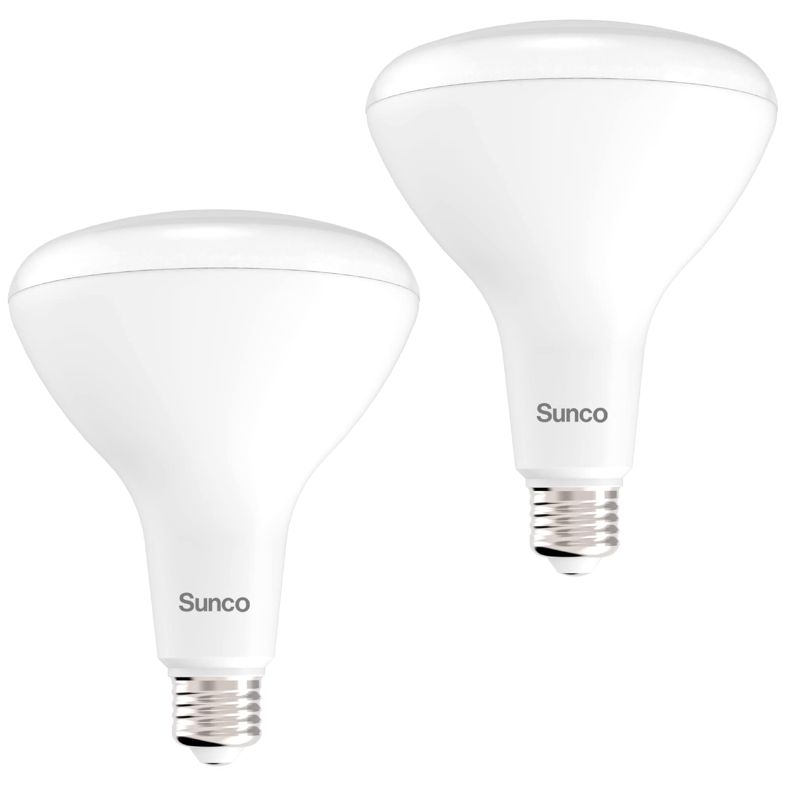Sunco BR40 LED Light Bulbs, Dimmable, 2700K Soft White, 17W, E26 Base, 1400 LM, 2 Count