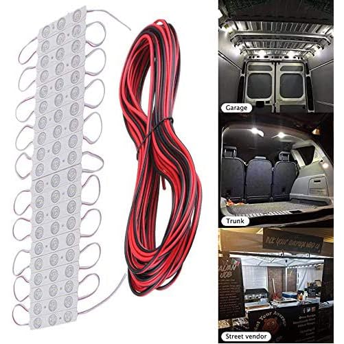 Royfacc 120 Led Van Light Car Interior Light Bright White Lighting Dome Lamp Ceiling Work Lights Kit For Van Truck Auto Car Vehi