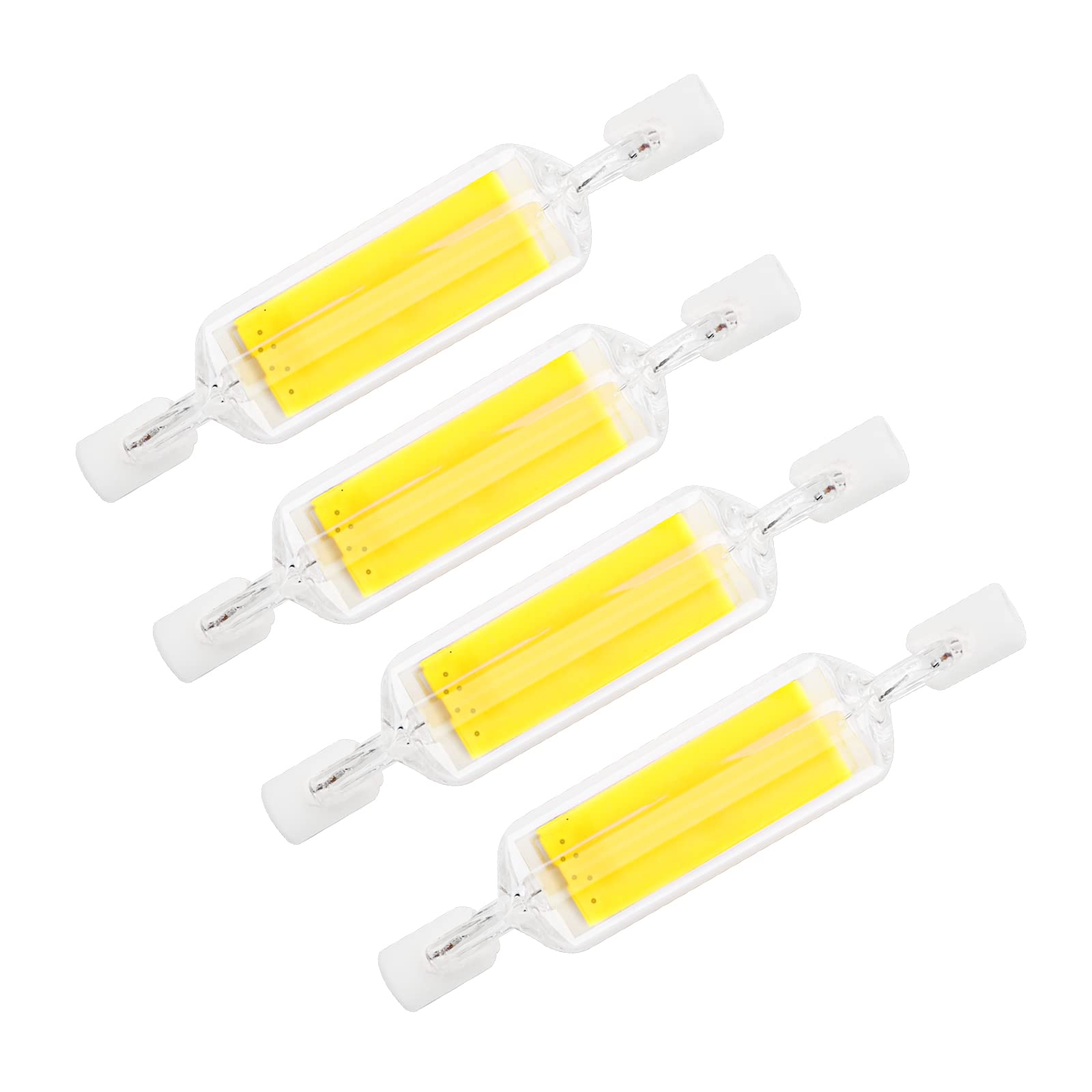 KIMROO 78mm 5W R7S LED Bulbs (4 Pack) 100W Halogen Equivalent 78mm R7S LED J-Type t3 120V Dimmable 6000K Daylight White Double E