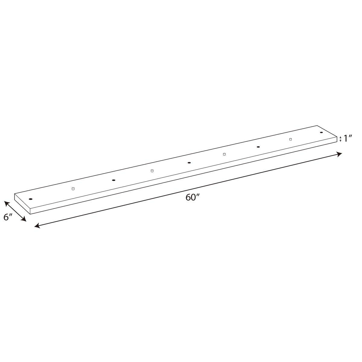Progress Lighting Five-Light Linear Pendant, Brushed Nickel, Model P860004-009