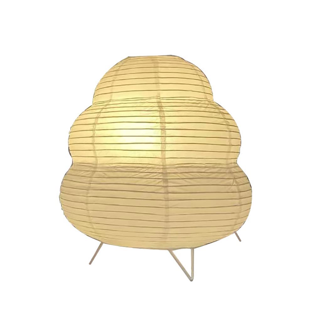 Bedside Table Lamp Paper Standing Lamp Room Decoration Festival Lantern Light Nightstand Desk Lamp Bedroom Dresser Living Kids R