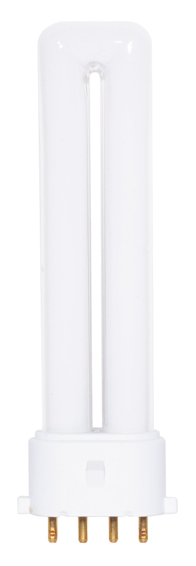 Satco S8362 2700K 7-Watt 2G7 Base T4 Twin 4-Pin Tube For Electronic And Dimming Ballasts, White, 1 Count (Pack Of 1)