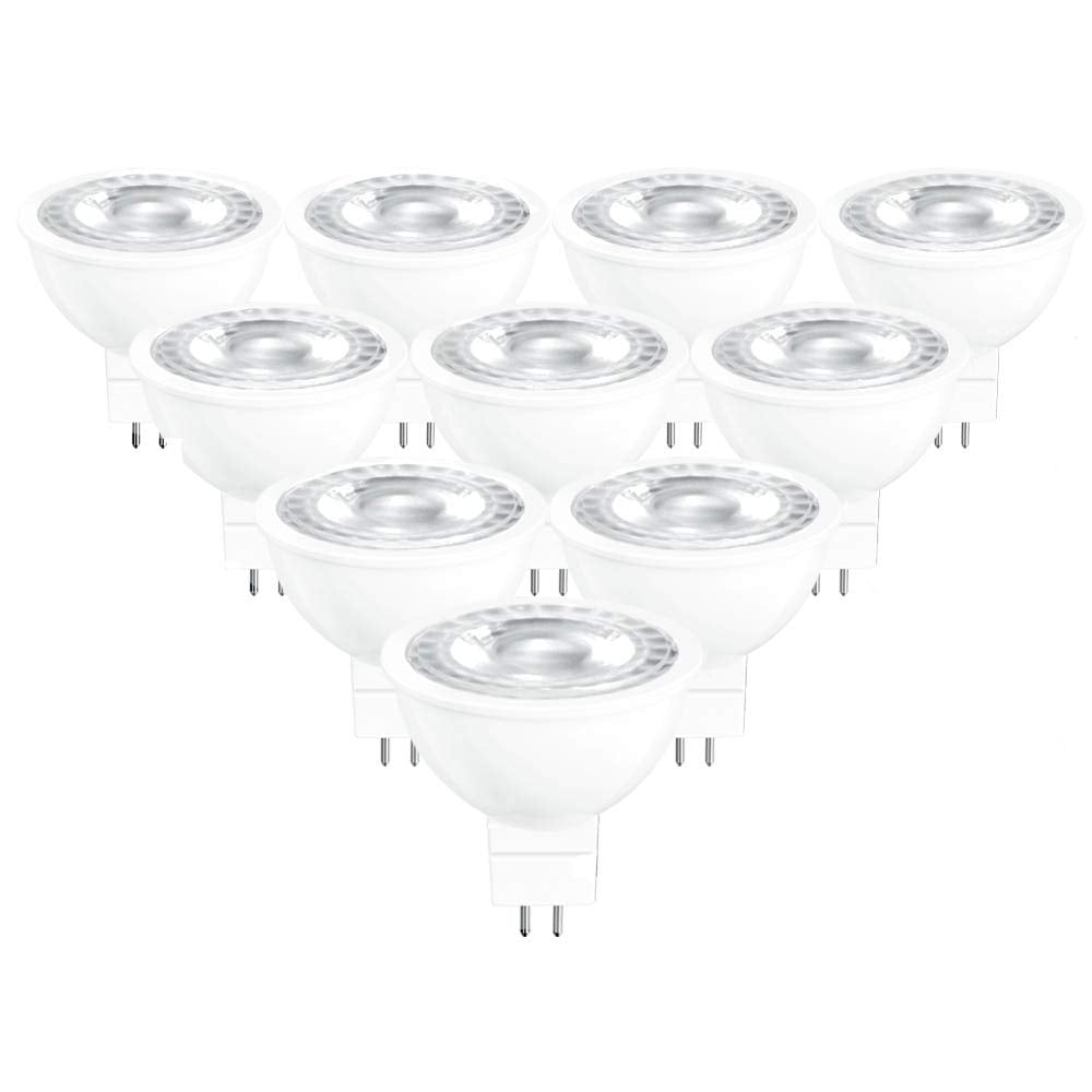 Lumstory Mr16 Led 12V 5W Warm White Bulb 450Lm 40° Flood Beam - 10-Pack Hal