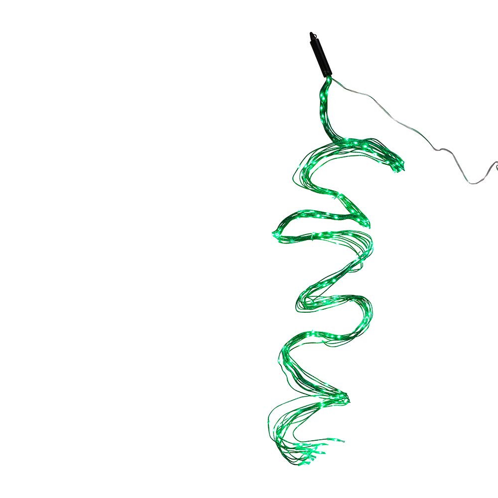 Kurt S. Adler Holiday Light Set, 7ft, Green, Model UL2604GG, Other Material