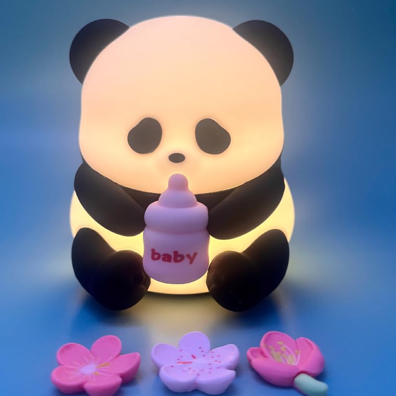 Cute Night Light Nursery Night Lights Panda Night Light for Kids Room Squishy Panda Light for Kids Panda Night Light Breastfeedi
