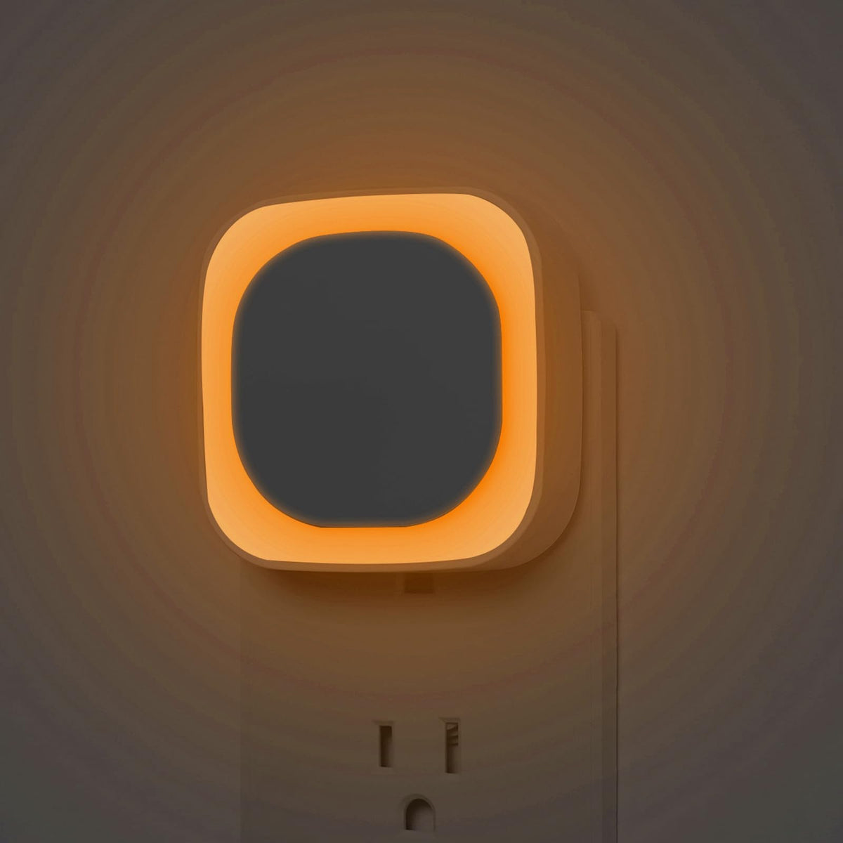Yunlex 2 Pack Plug In Dimmable Night Light, Auto Dusk To Dawn Sensor, Led Night Light, Soft Glow, Amber Night Light For Bathroom