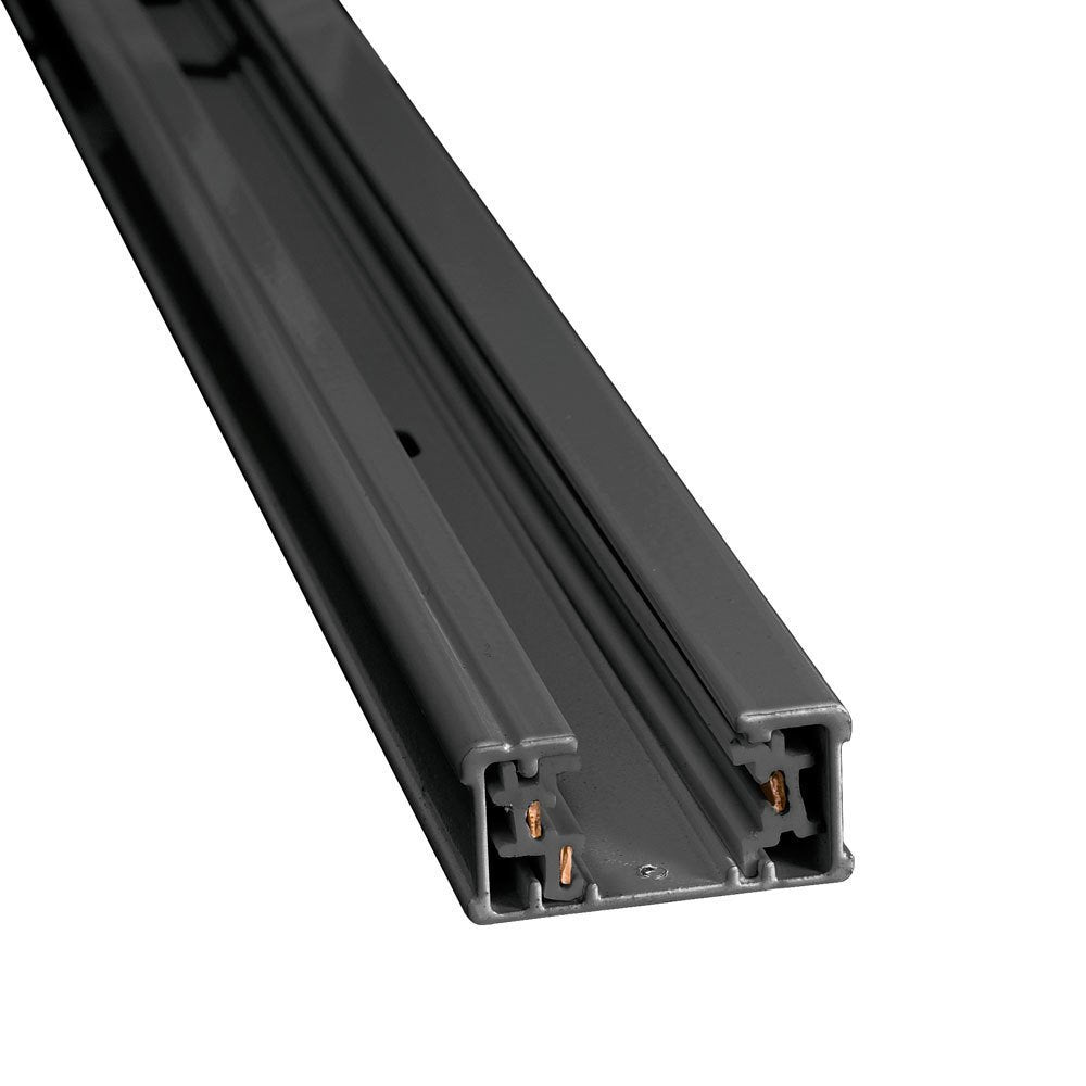 Jesco Lighting H1TR8-BK 8-Ft Single Circuit H Track Light - Black, Metal, One Size