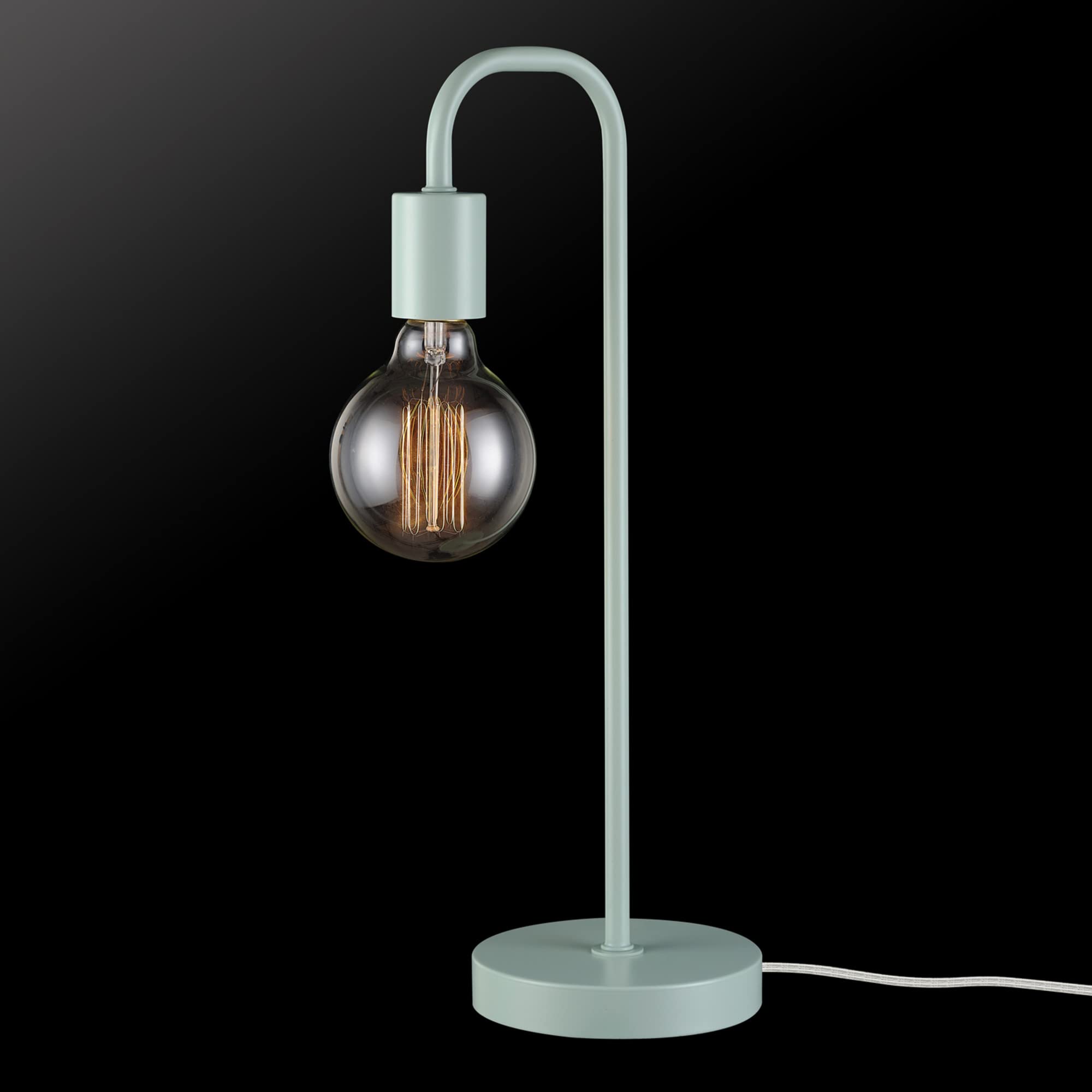 Globe Electric 65509 18'' Table Lamp, Matte Pale Mint, Table Lamp For Living Room, Home D  Cor, Lamps For Bedrooms, Room D  Cor,