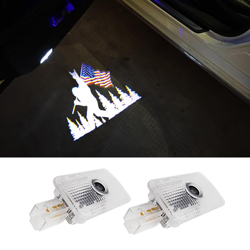uunonaha LED Car Door Logo Lights Projector Puddle Lamp 2 pcs Compatible with Forester 04, Ascent, Outback, Legacy - ABS Material
