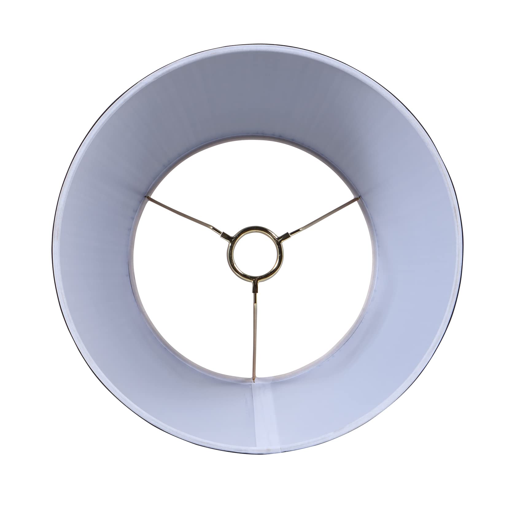 Aspen Creative 59202, Empire Uno Lamp Shade, Black, 7-9/10&quot;&quot; Top X 11-8/10&quot;&quot; Bottom X 7-1/2&quot;&quot; Slant Height, Slip Uno 33Mm