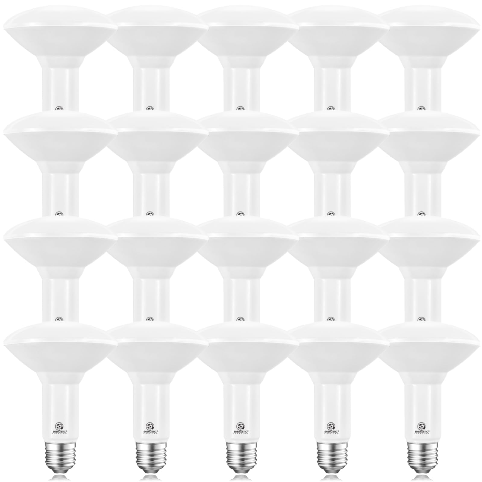 Energetic Led Br30 Flood Light Bulbs Indoor, Daylight 5000K, Dimmable, 65 Watts Recessed Light Bulbs For Cans, 650 Lumen, Etl Li
