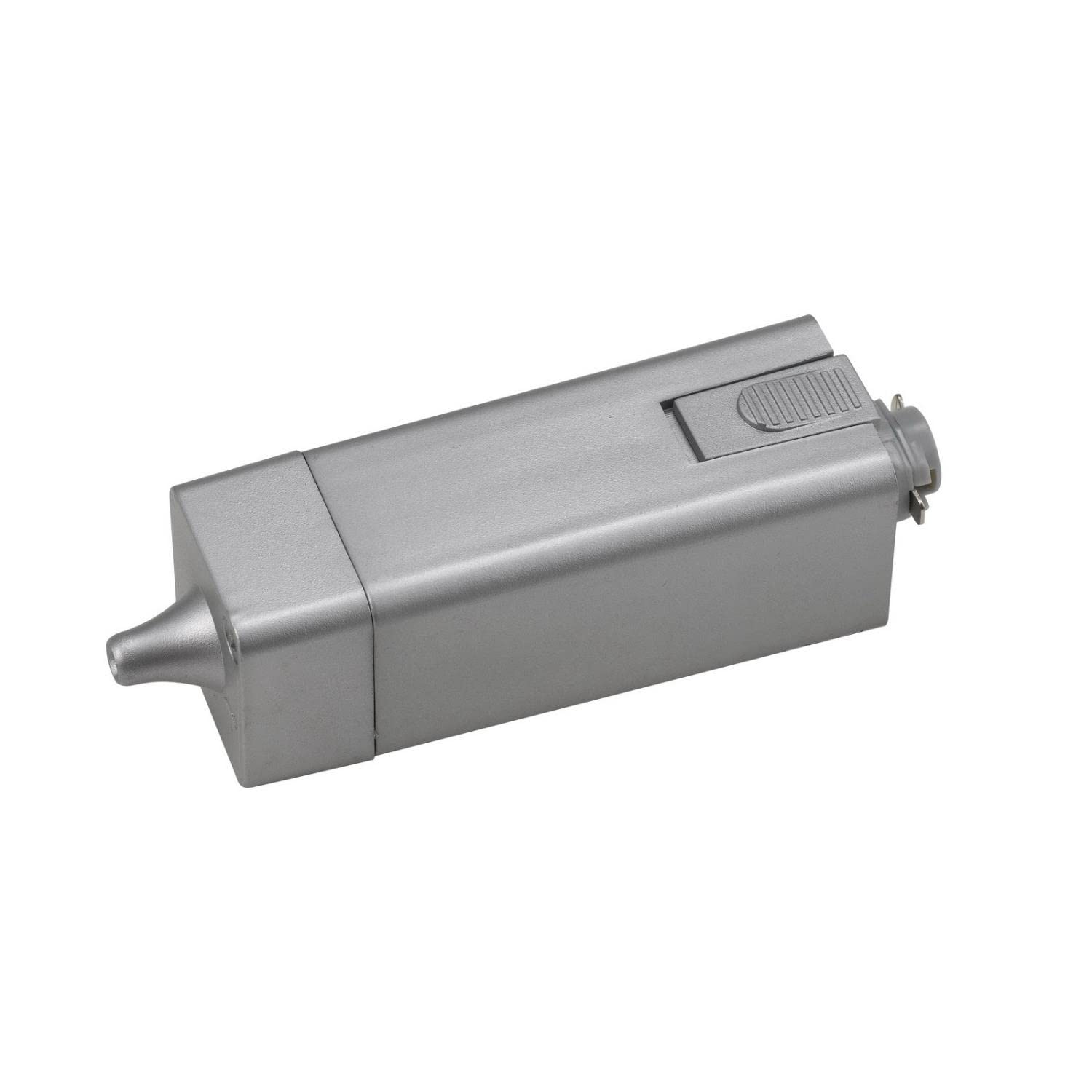 Cal HT Track Adopter for Low Voltage Pendant, 12V 50W Max, Brushed Steel, Alloy Steel, Model HT-957-BS, Size 4.7 x 1.