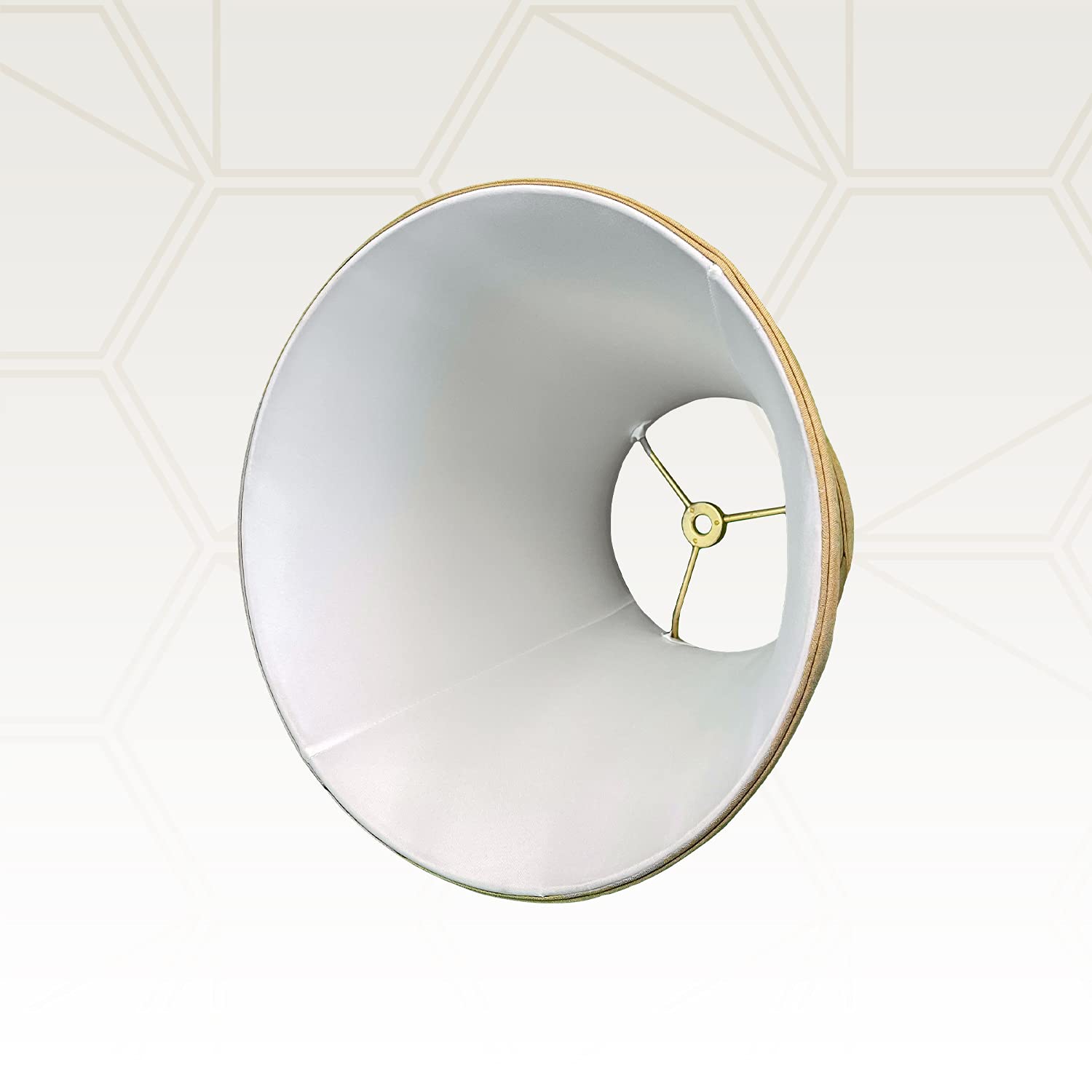 Royal Designs Deep Empire Lamp Shade, Antique Gold, 9 X 18 X 14