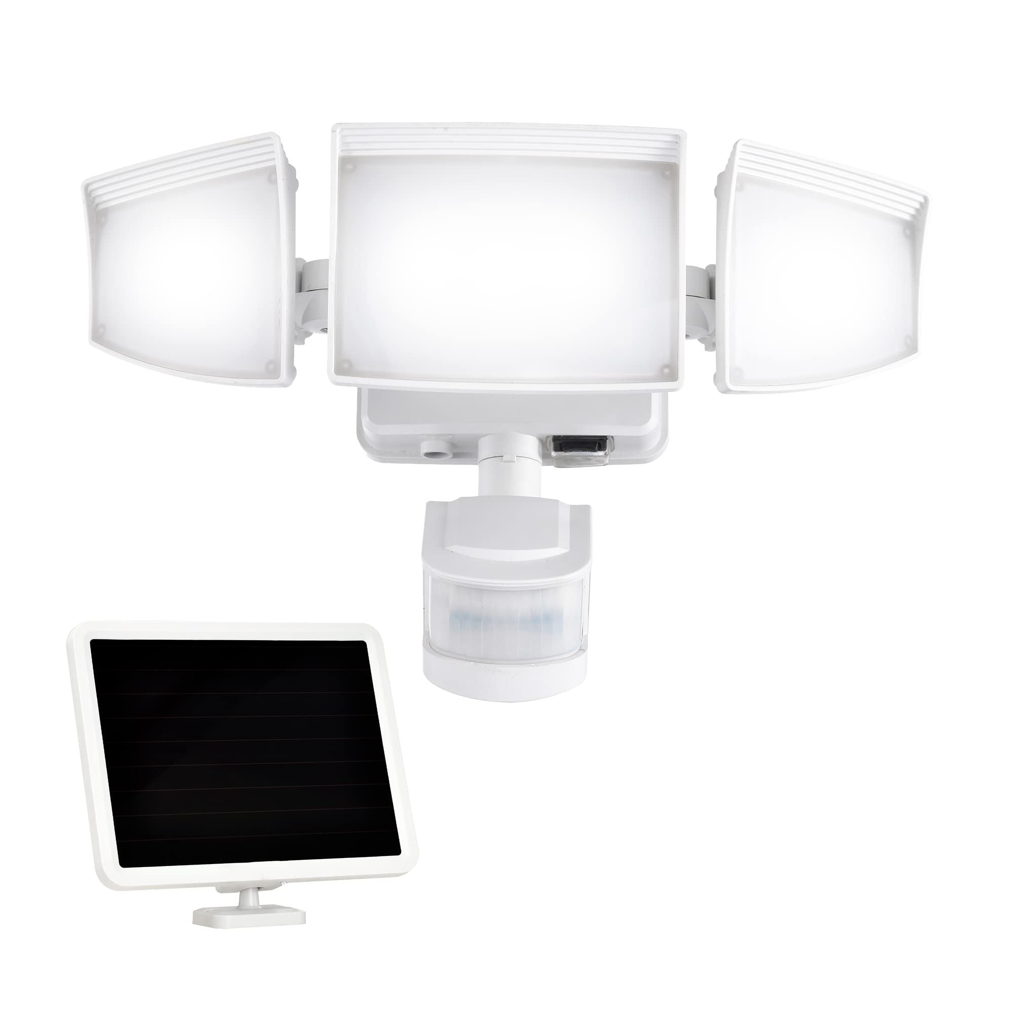 AWSENS Solar Security Lights Motion Outdoor, 1800LM, Solar LED Motion Sensor Lights with 3 Adjustable Heads, 6500k, Water Resist