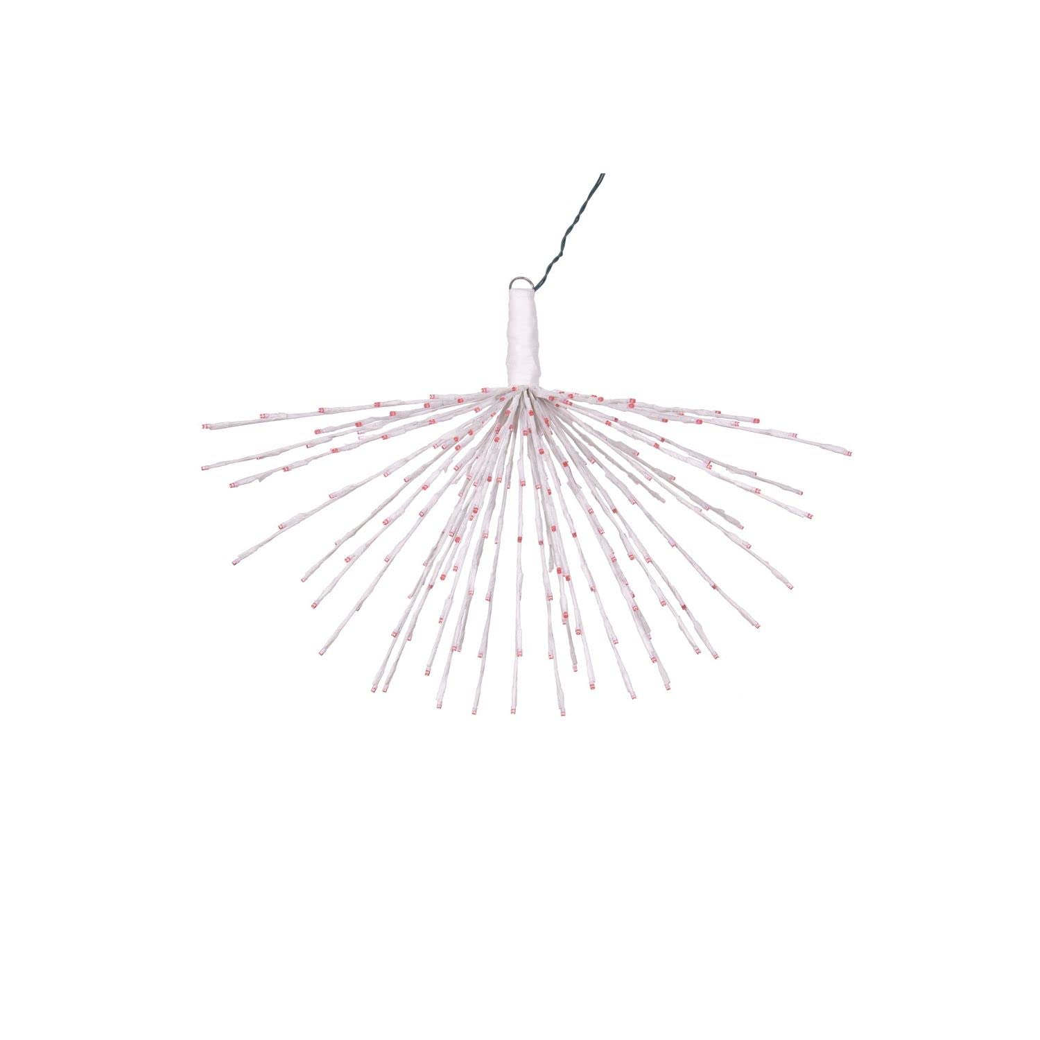 Vickerman 240Lt x 32&quot; White Starburst Pink 5mm LED Lights.